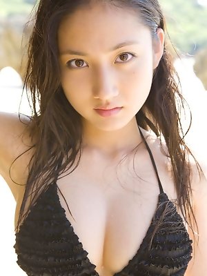 Beautiful asian babe with snow white skin and big yummy boobs